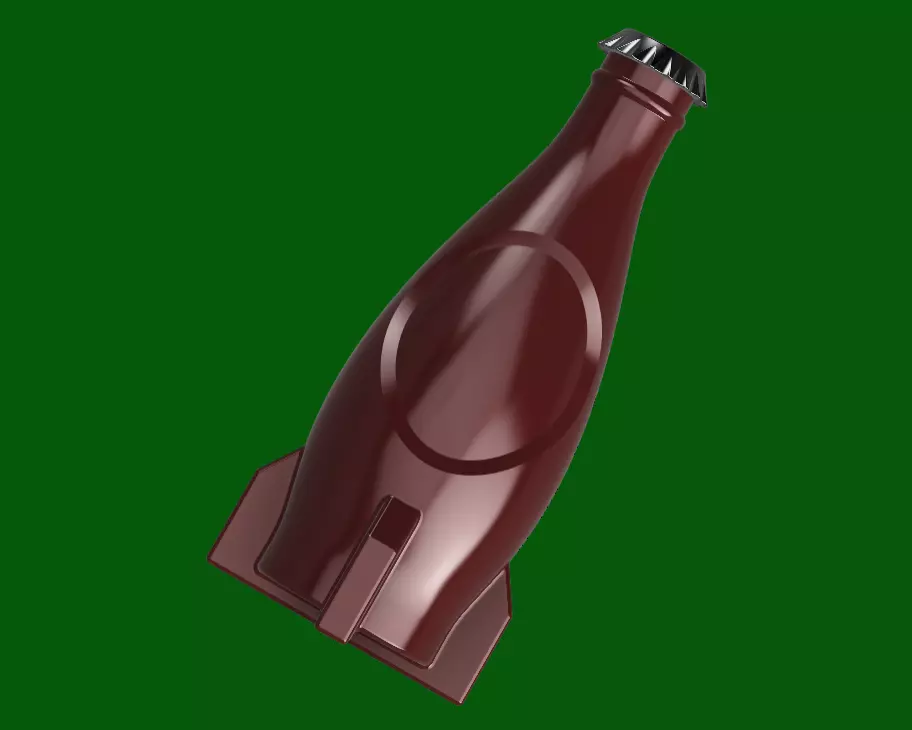 Fallout 4 - Nuka Cola bottle 3D print model_0