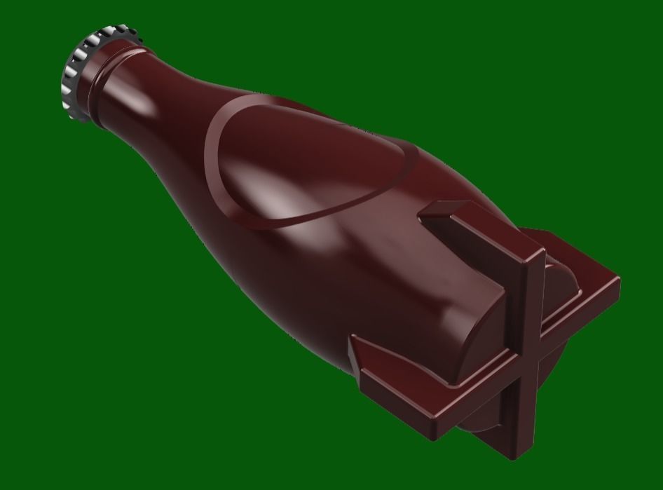 Fallout 4 - Nuka Cola bottle 3D print model_2