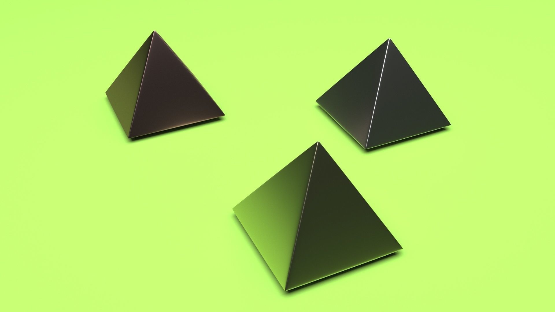 3D Print Ready Metal Pyramids 3D print model_7