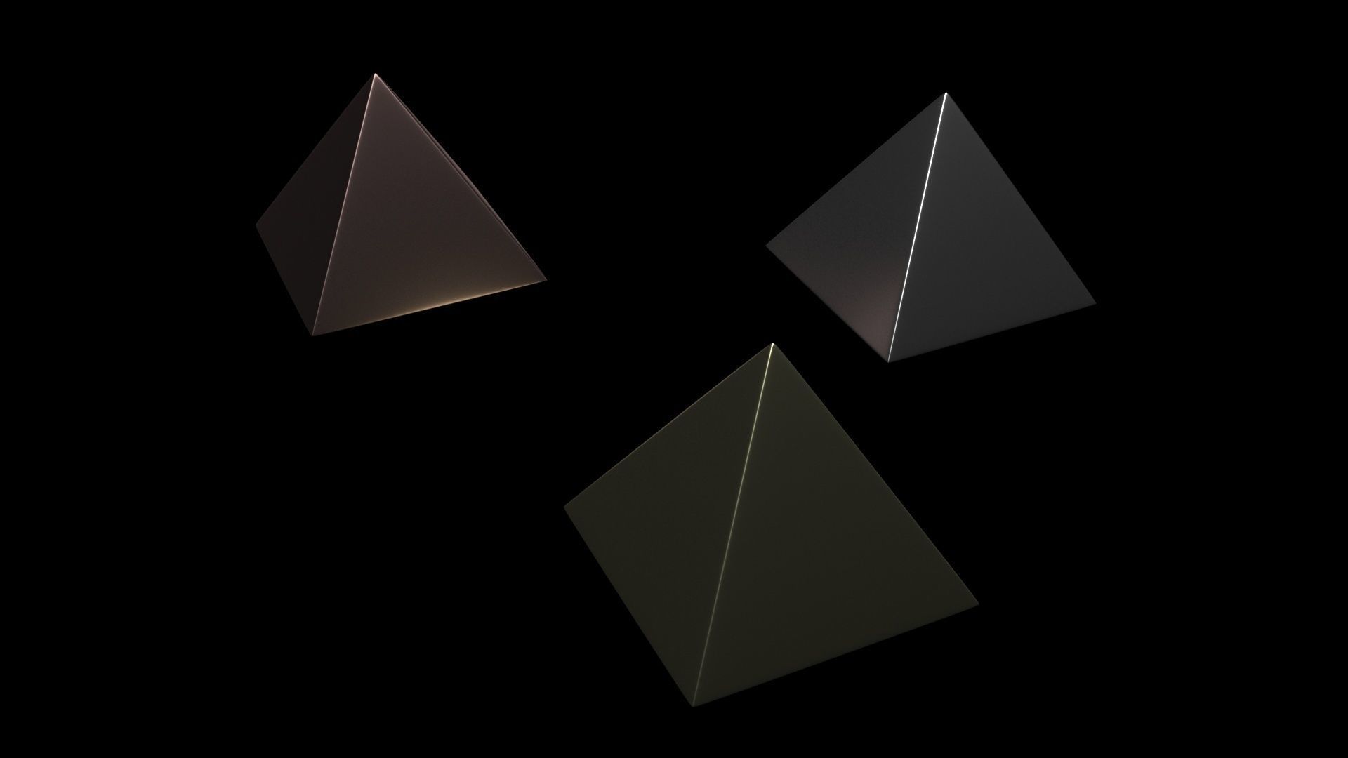 3D Print Ready Metal Pyramids 3D print model_8