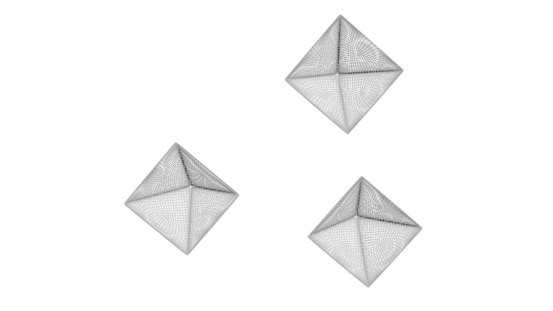 3D Print Ready Metal Pyramids 3D print model_22