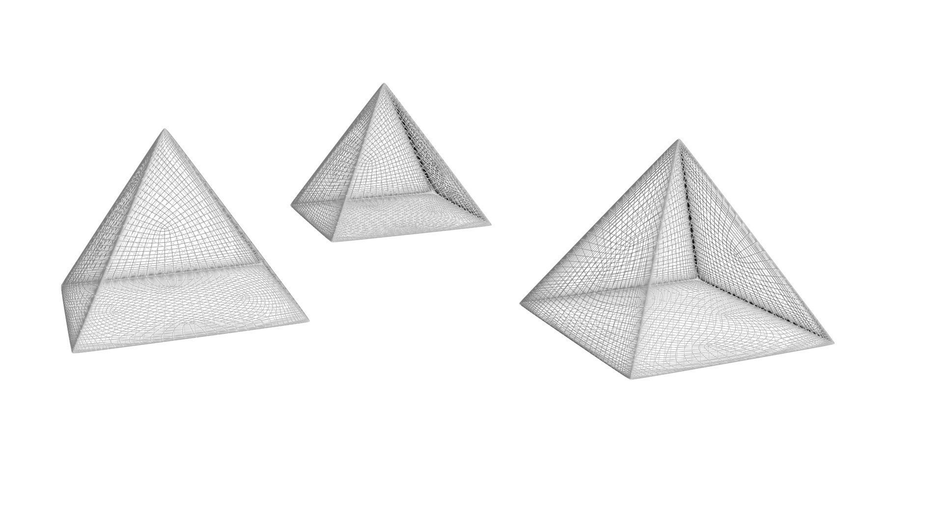 3D Print Ready Metal Pyramids 3D print model_20