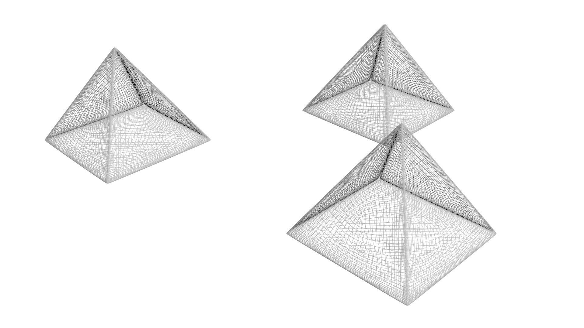 3D Print Ready Metal Pyramids 3D print model_18