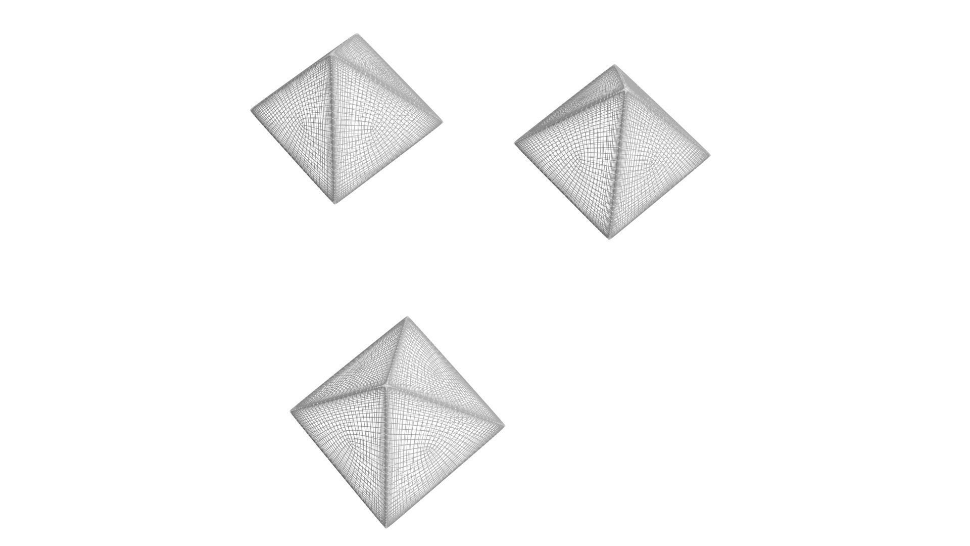 3D Print Ready Metal Pyramids 3D print model_21
