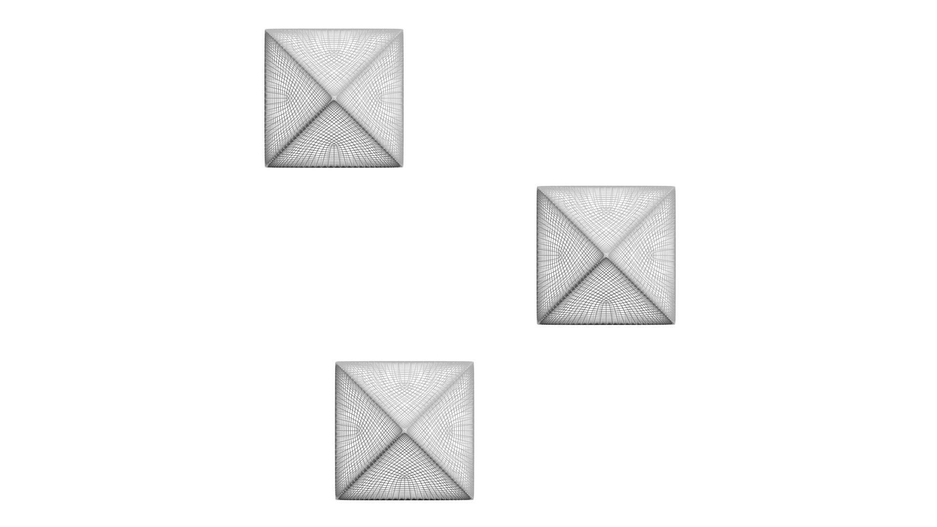 3D Print Ready Metal Pyramids 3D print model_23