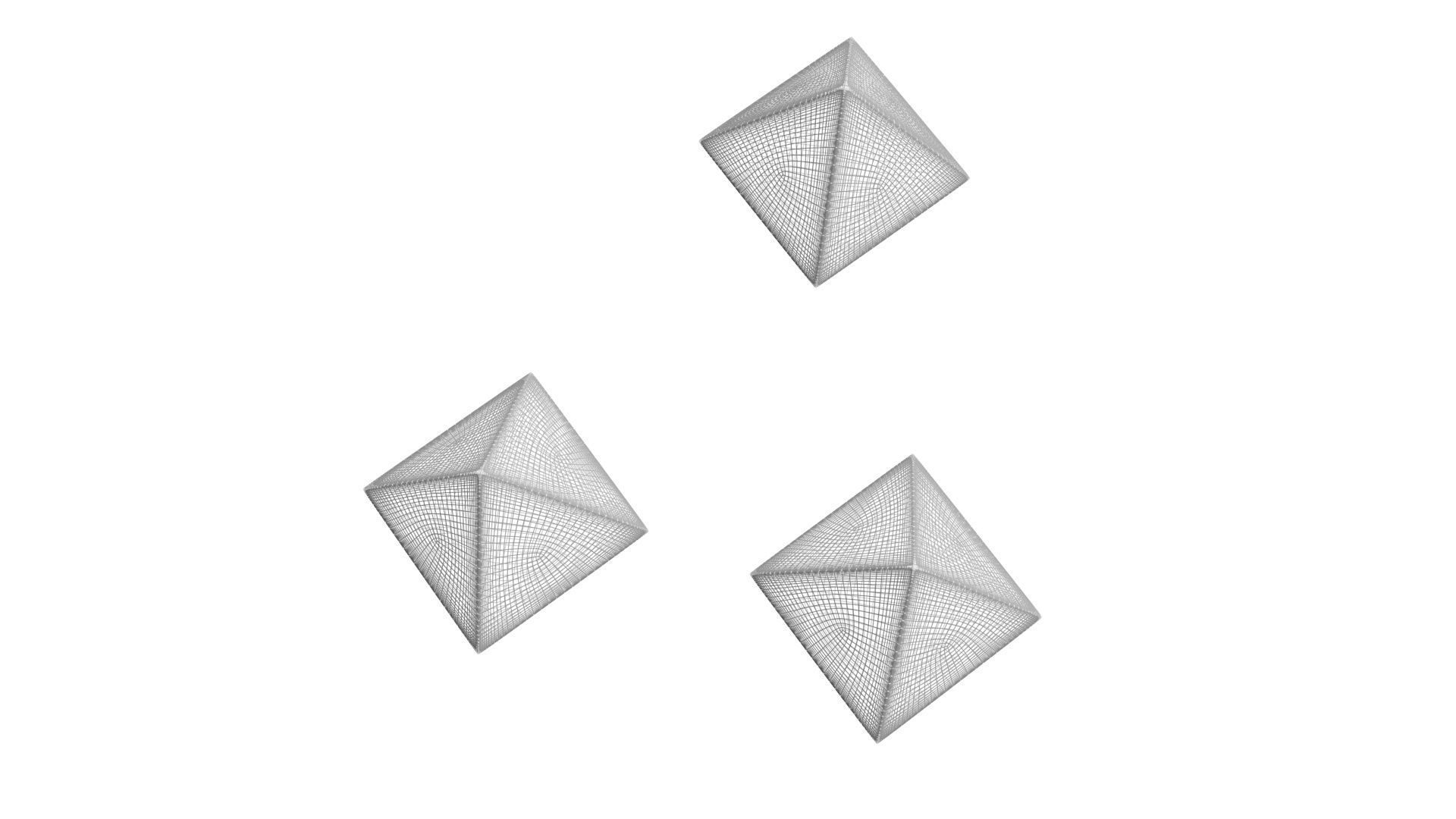 3D Print Ready Metal Pyramids 3D print model_19