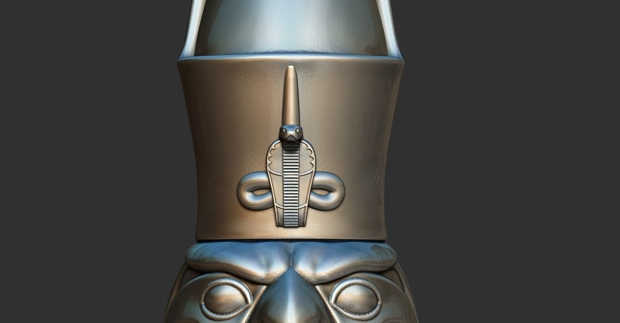 Falcon-God Horus Statue 3D printable model 3D print model_5