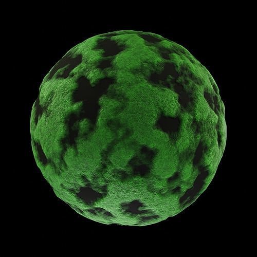 Procedural Moss Material Texture
