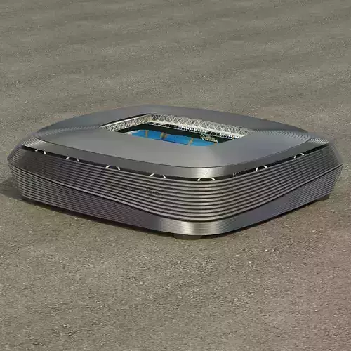 Stadium  New Santiago Bernabeu Low-poly 3D model
