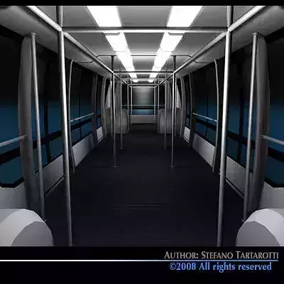 Airport bus 3D model