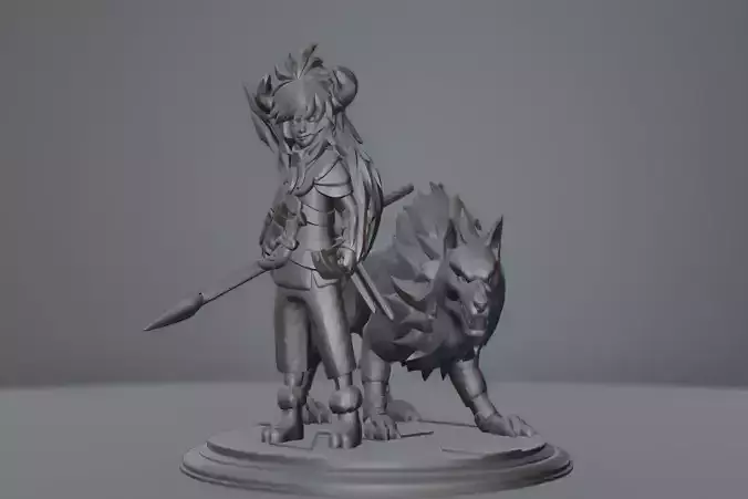 POPOL AND KUPA - MOBILE LEGENDS 3D print model