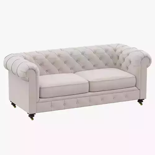 Restoration Hardware Petite Kensington Upholstered Sofa