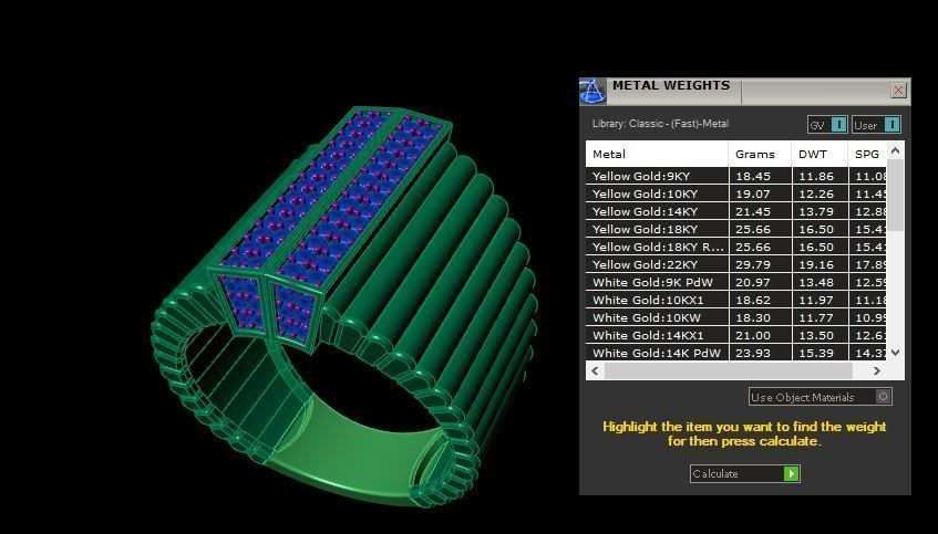 Rings 3D print model_4
