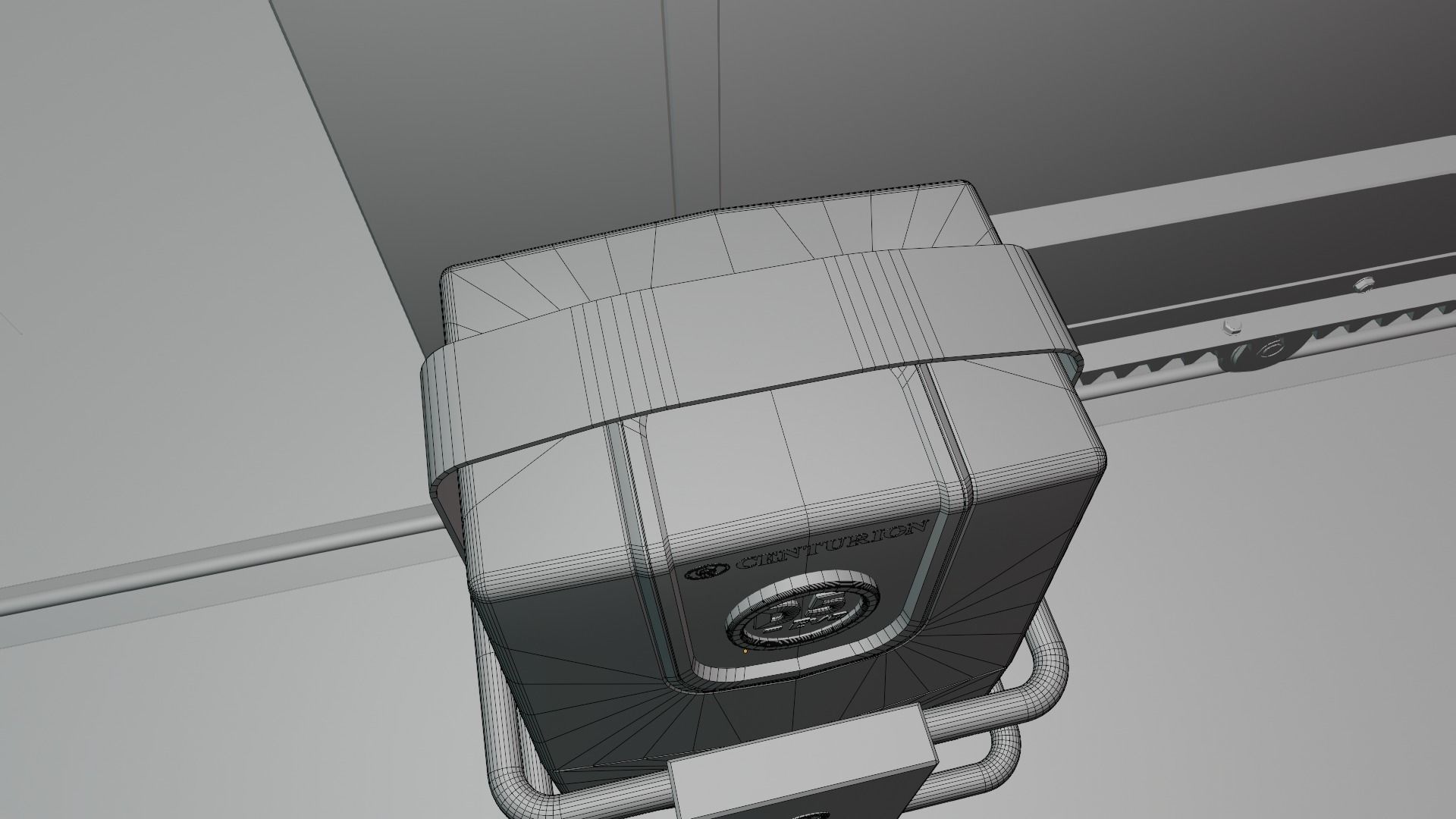 Sliding Gate Motor Free low-poly 3D model_11