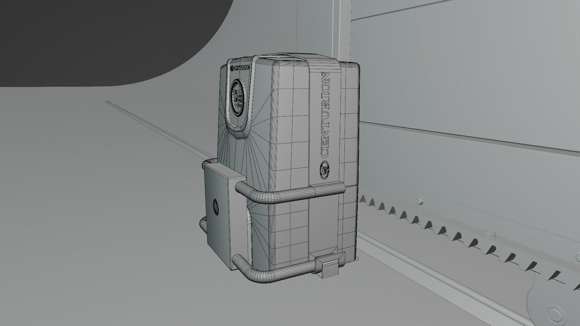 Sliding Gate Motor Free low-poly 3D model_9