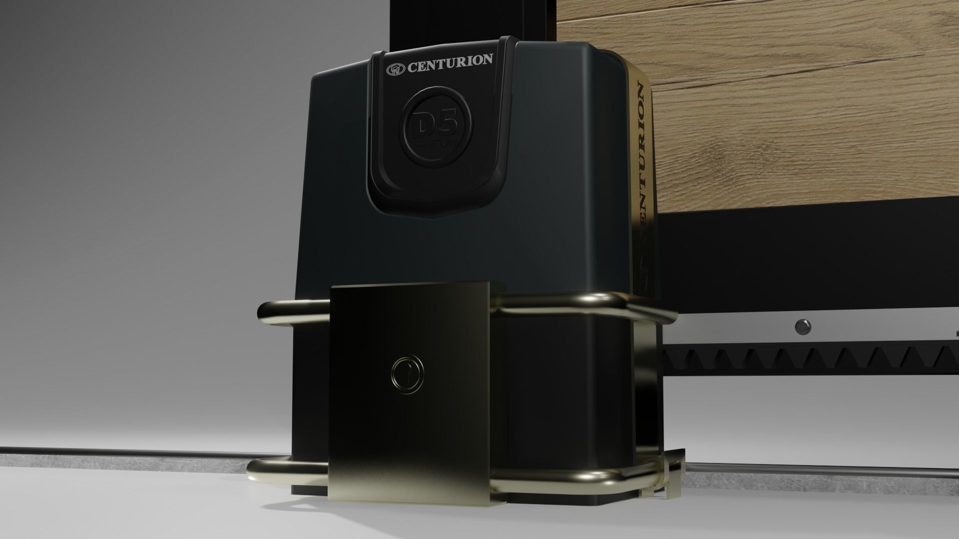 Sliding Gate Motor Free low-poly 3D model_2