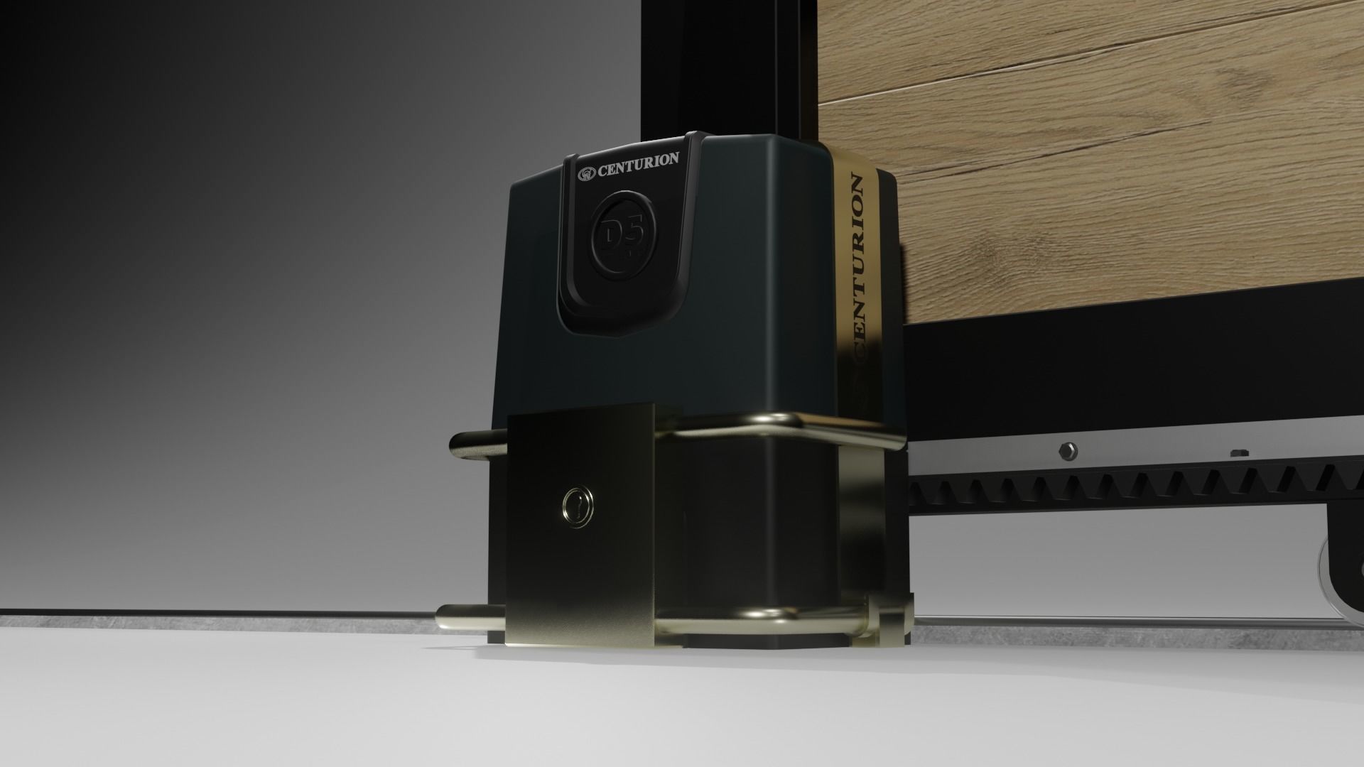 Sliding Gate Motor Free low-poly 3D model_6