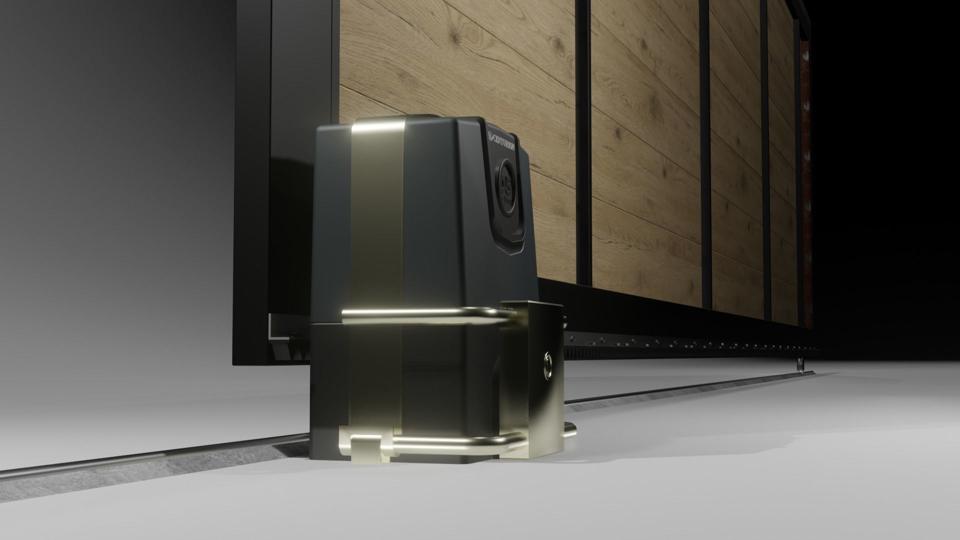 Sliding Gate Motor Free low-poly 3D model_1