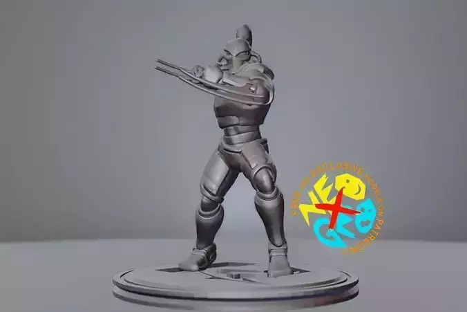 FULGORE - KILLER INSTINCT 3D print model