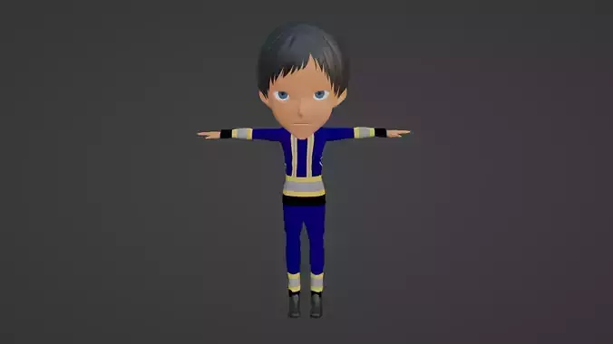 Worker Cartoon Character 