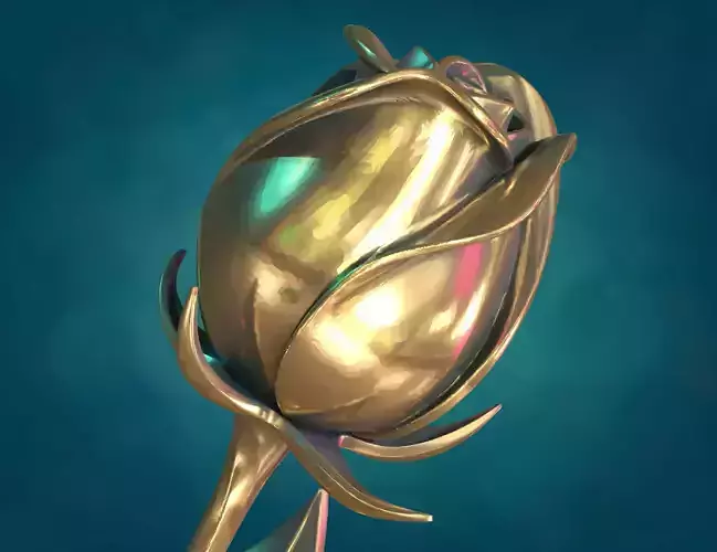Rose Flower II 3D print model