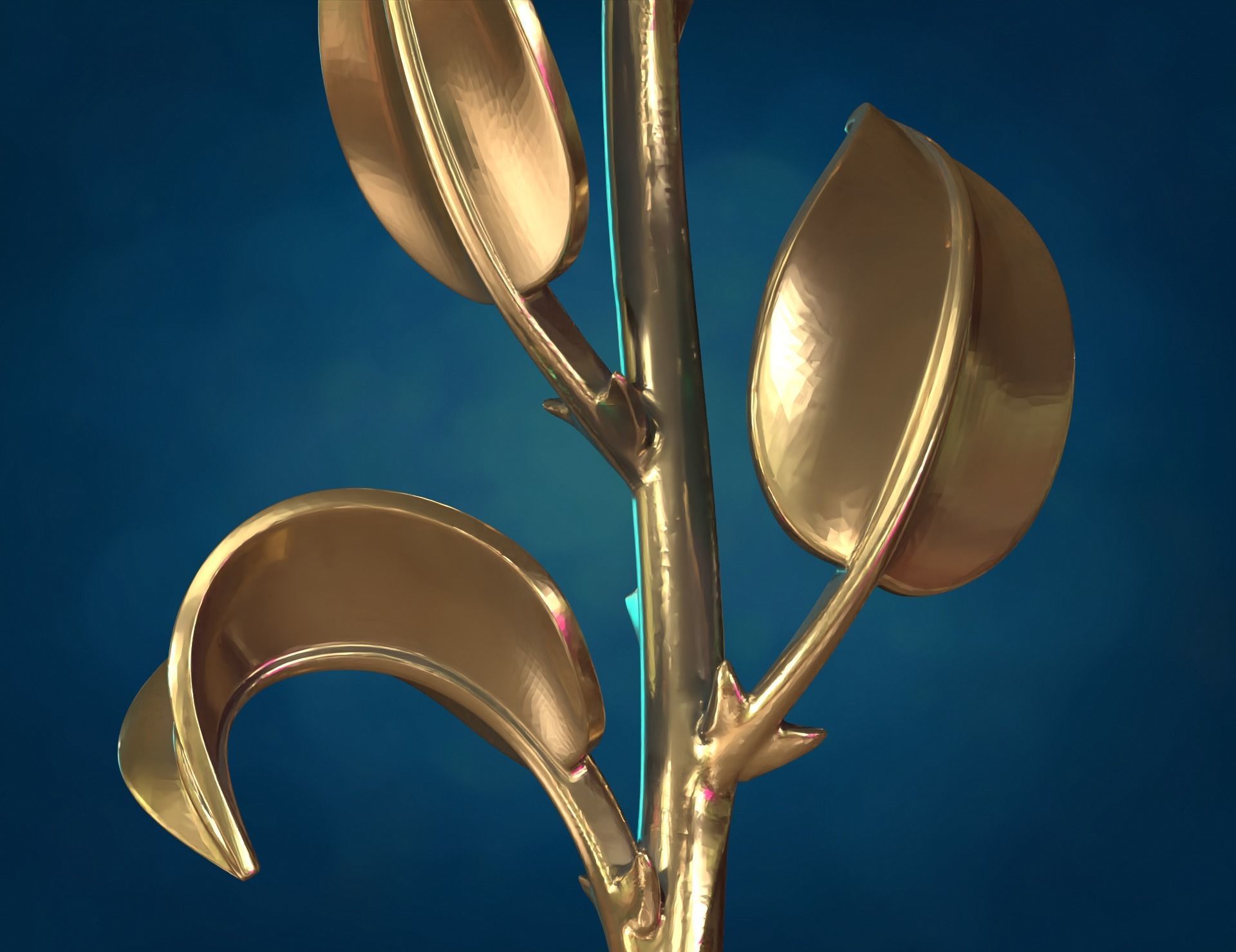 Rose Flower II 3D print model_8