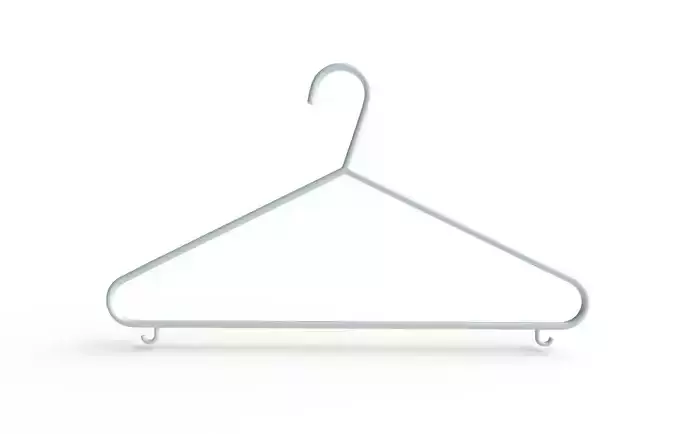 Hanger for Clothes M01 Low-poly 3D model Hanger for Clothes M01 Low-poly 3D model