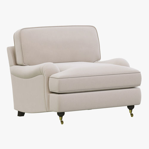 Restoration Hardware English Roll Arm Upholstered Chair 3D model