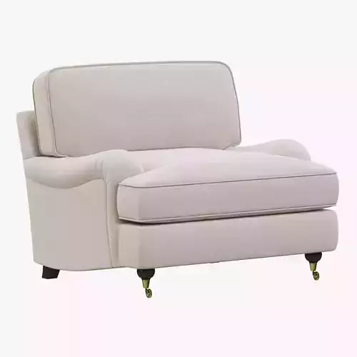 Restoration Hardware English Roll Arm Upholstered Chair