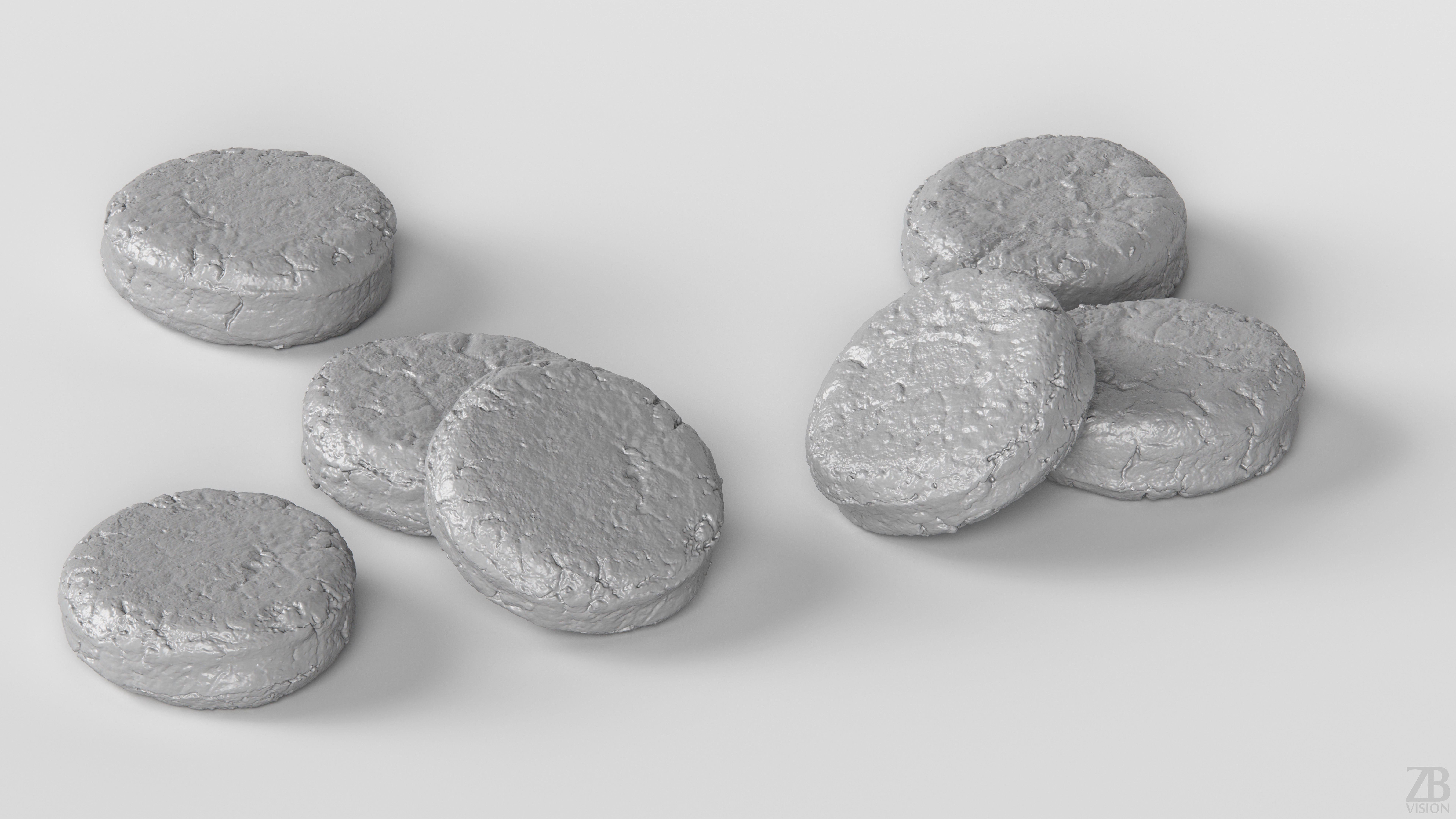 Griddle Cake 3D model_3