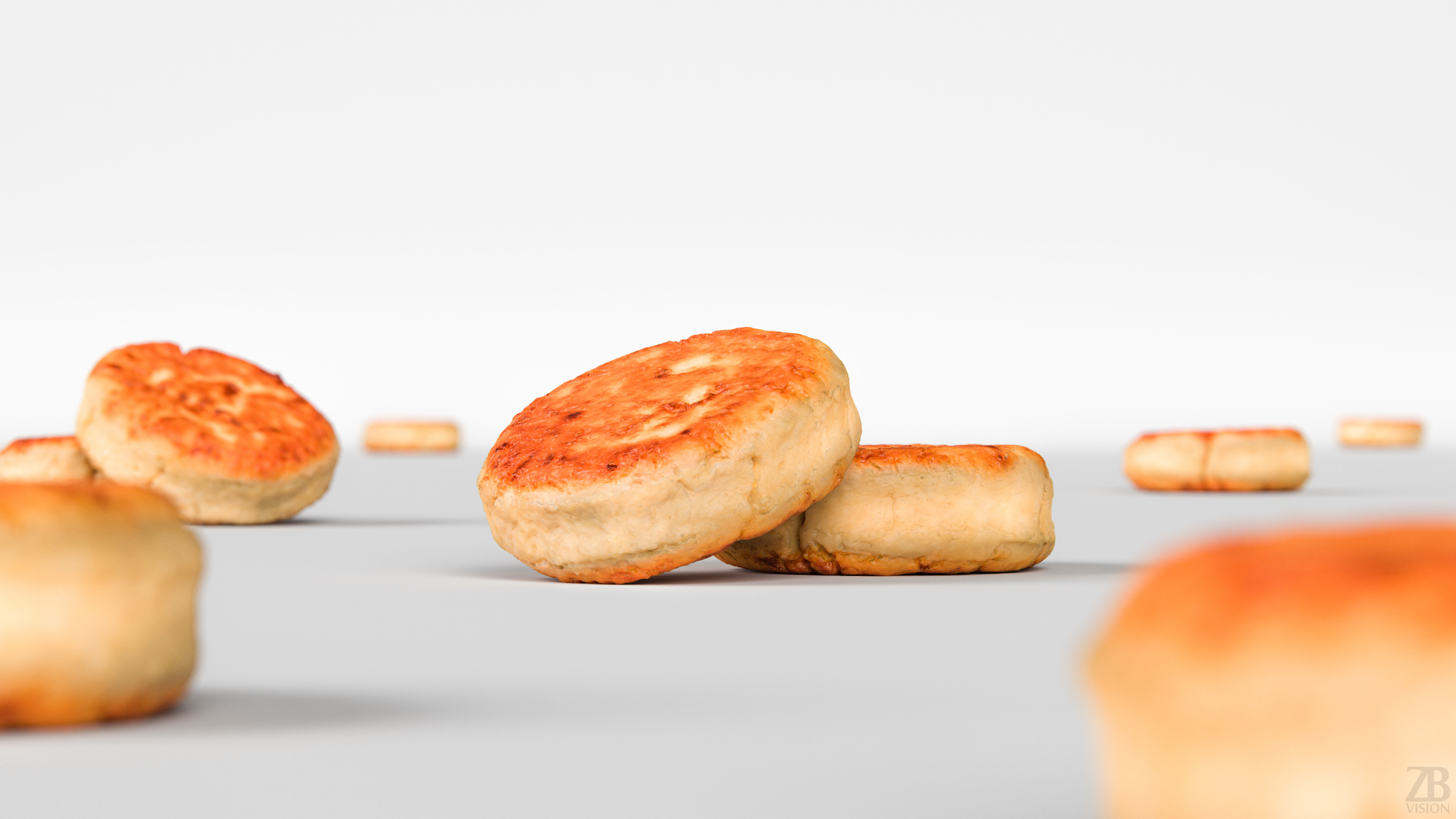 Griddle Cake 3D model_1