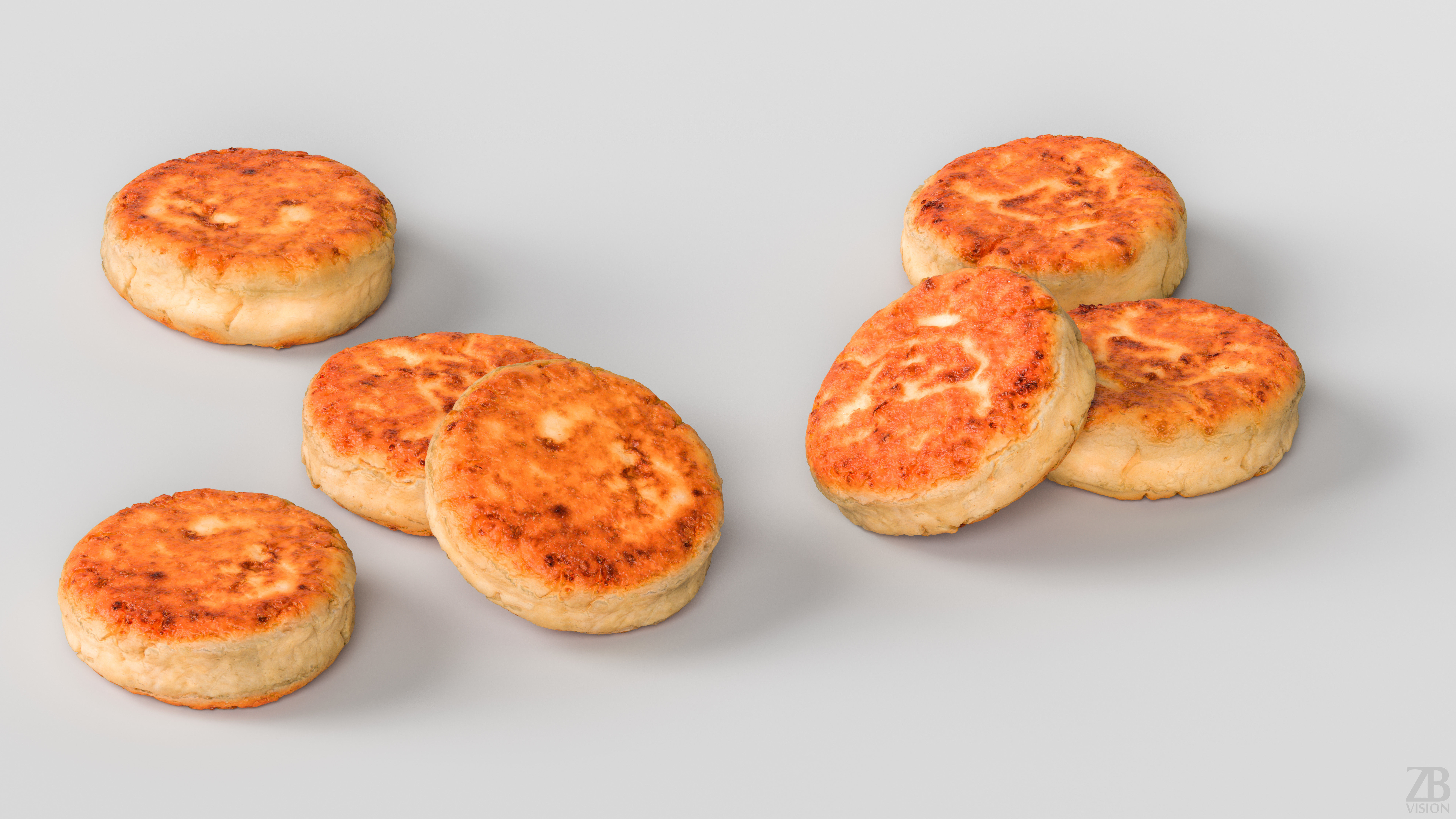 Griddle Cake 3D model_2