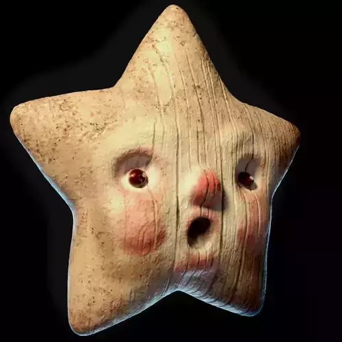 Star ornament to decorate the Christmas tree 3D print model