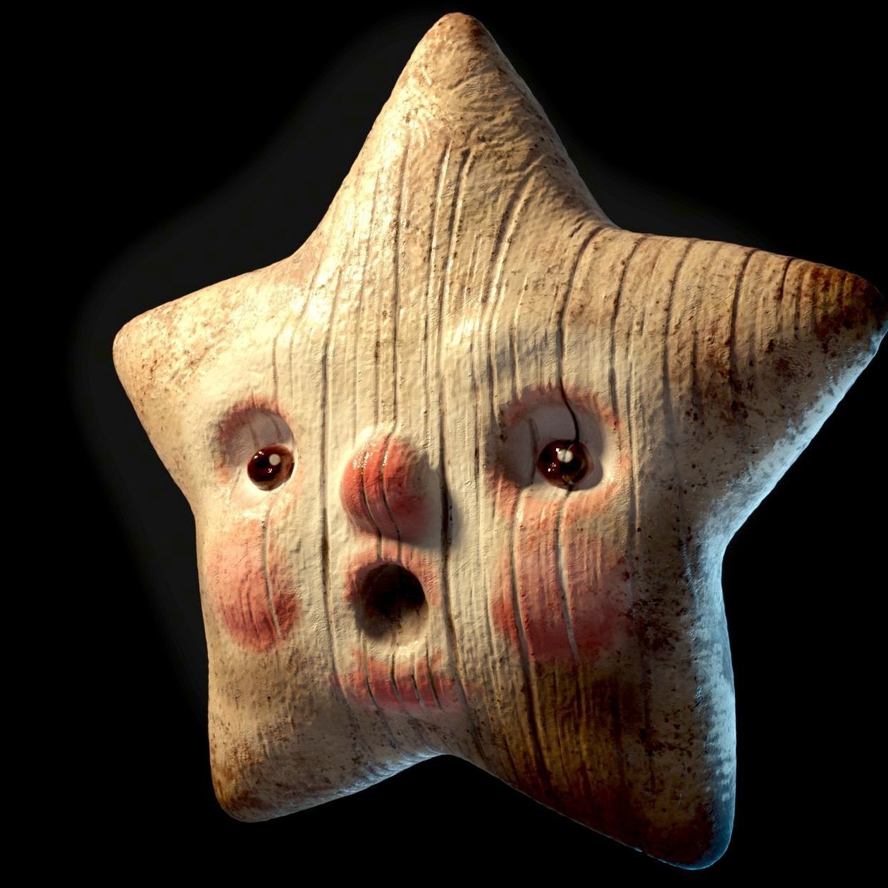 Star ornament to decorate the Christmas tree 3D print model_1