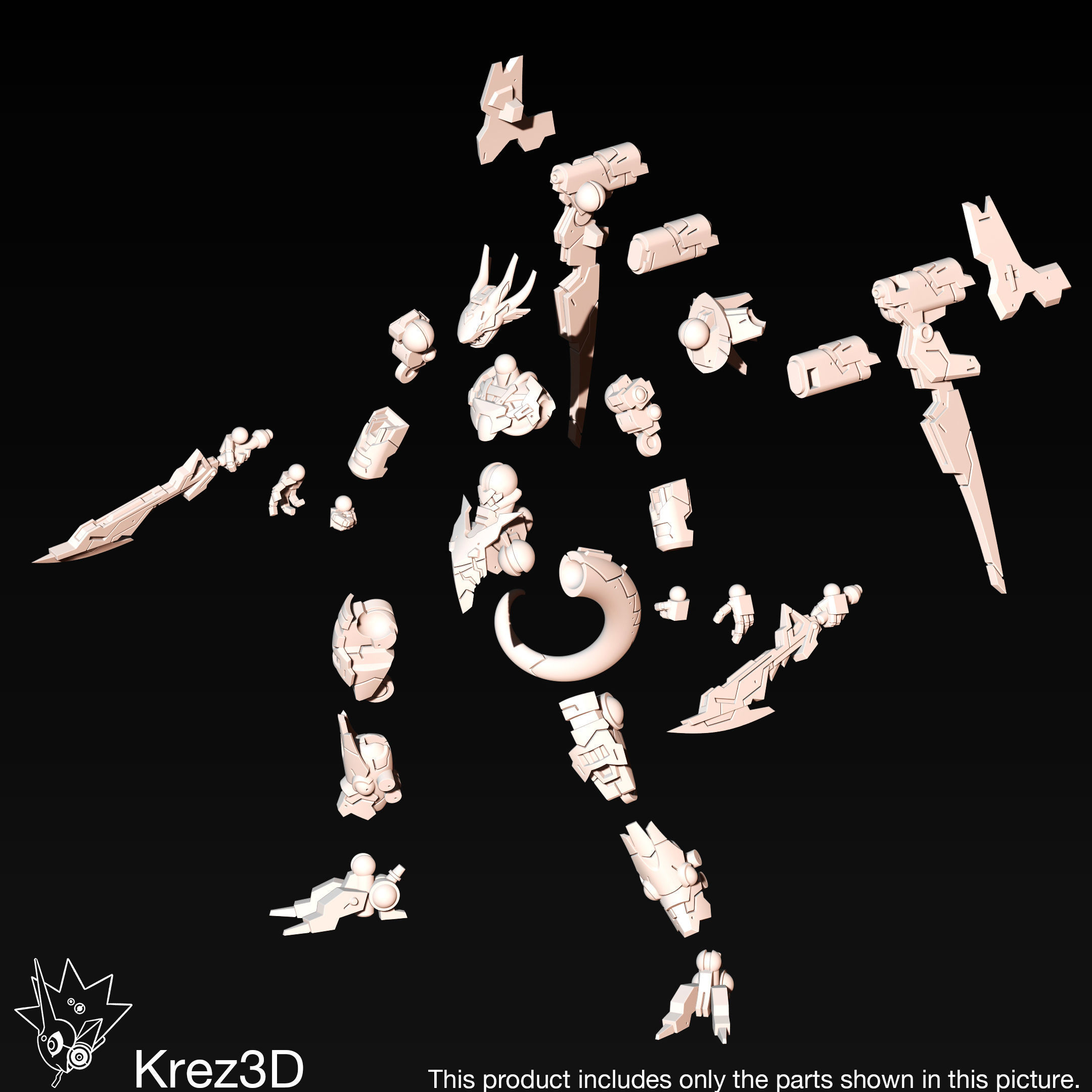 SA-4 Draco Mech 3D print model_4