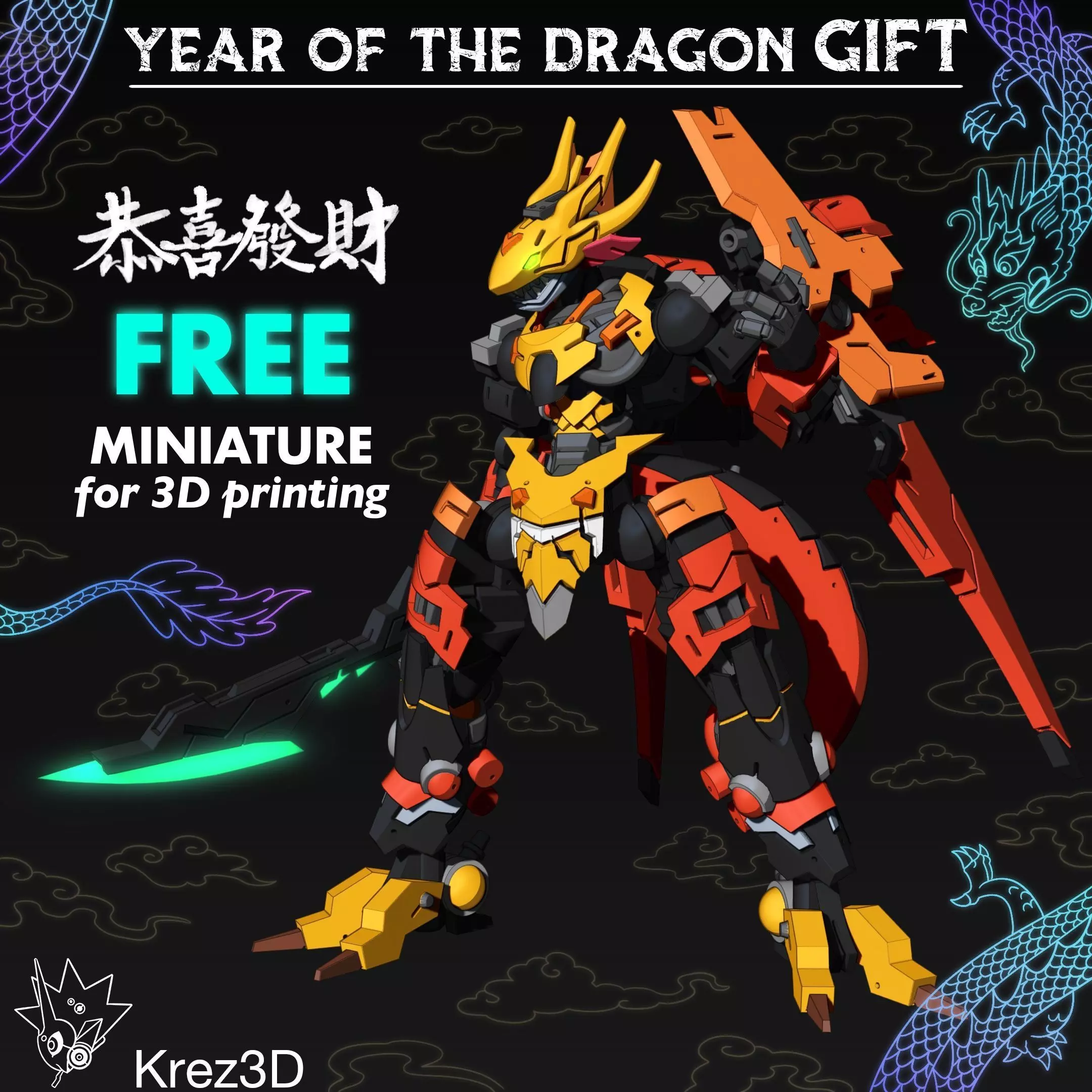 SA-4 Draco Mech 3D print model_0