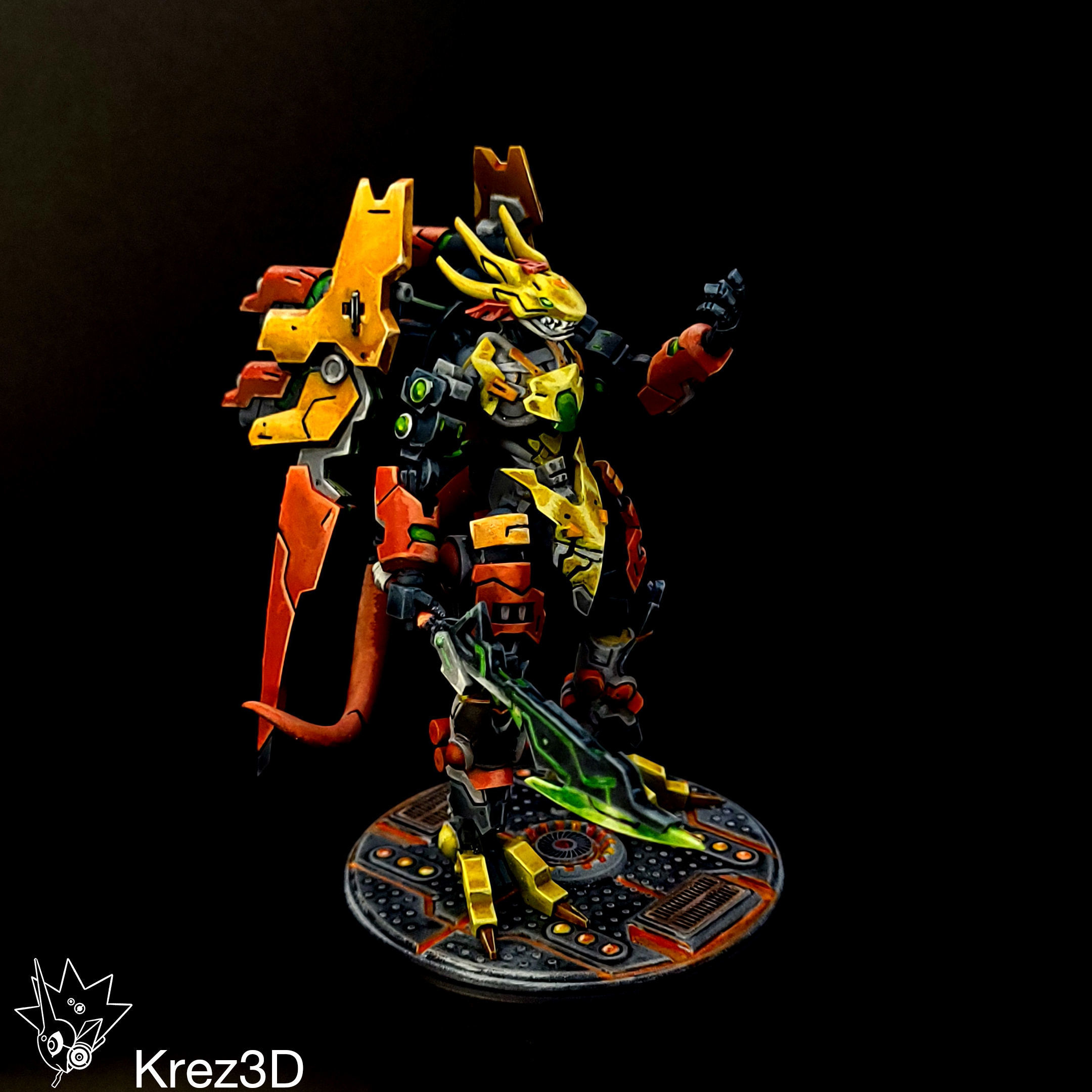 SA-4 Draco Mech 3D print model_2