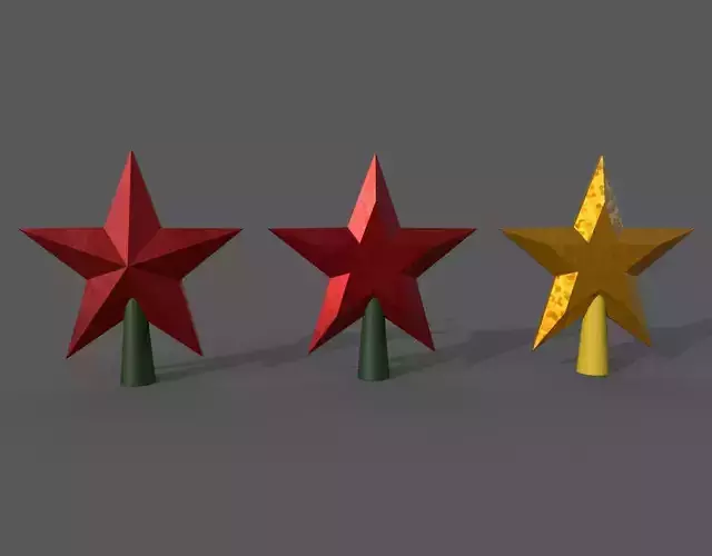 Christmas tree stars