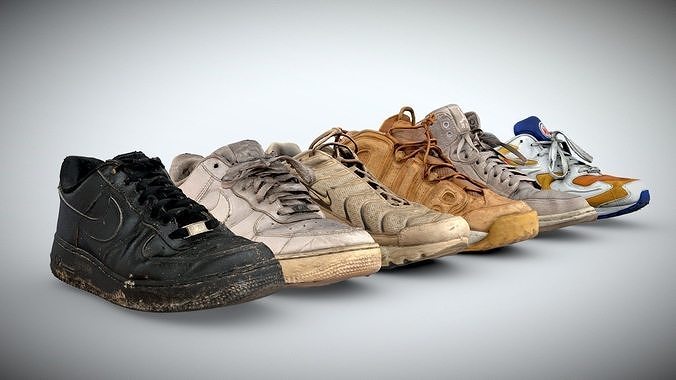  Nike Shoes Pack 3D model