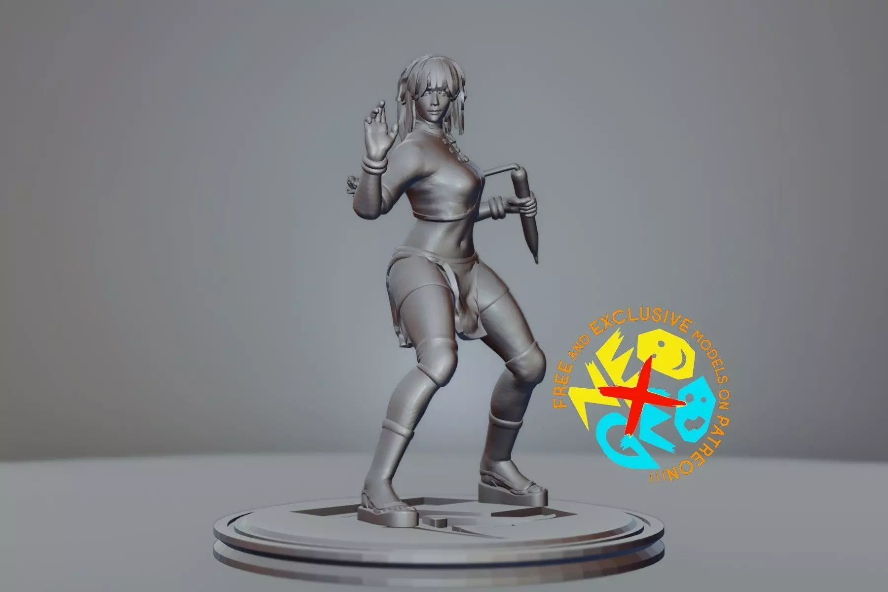 KIM WU - KILLER INSTINCT 3D print model_0