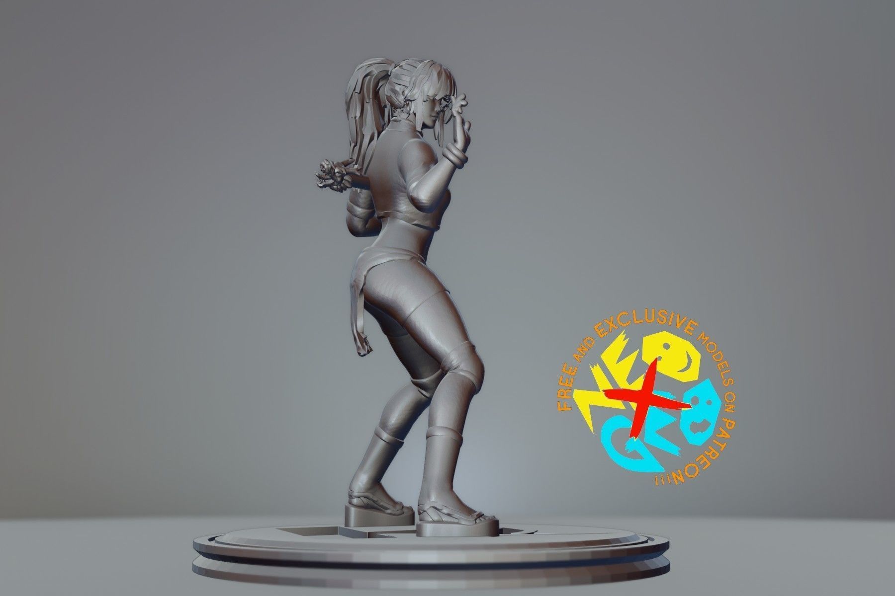 KIM WU - KILLER INSTINCT 3D print model_2