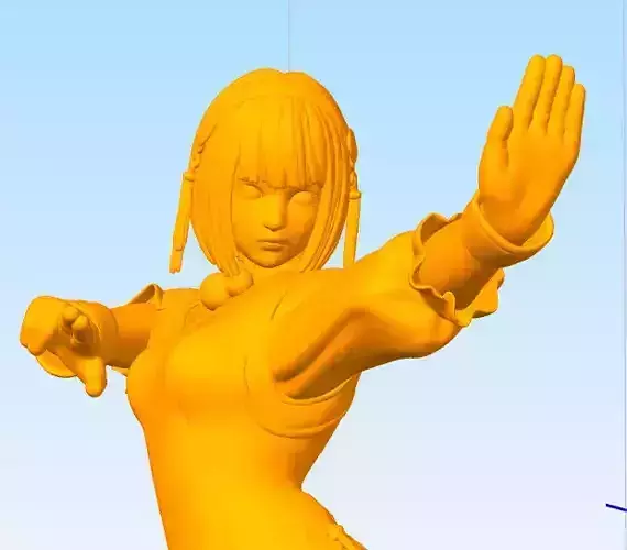 athena king of fighters 3D print model