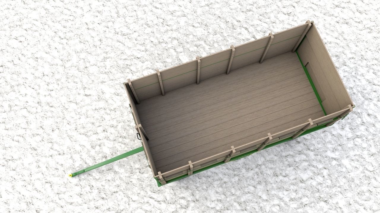 John Deere 1065 Wagon  1966 3D model_18