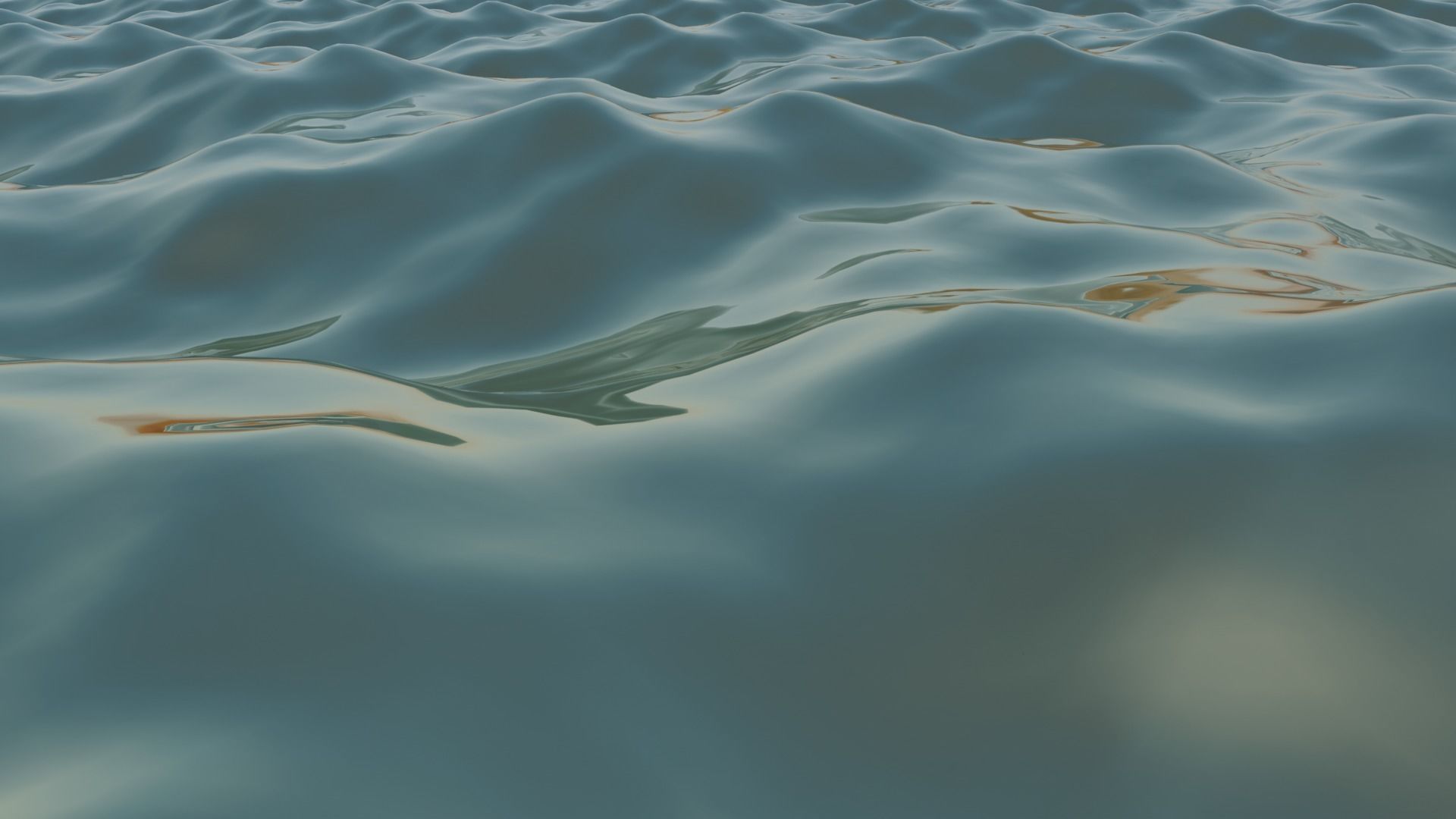 Sea Ocean Low-poly 3D model_1