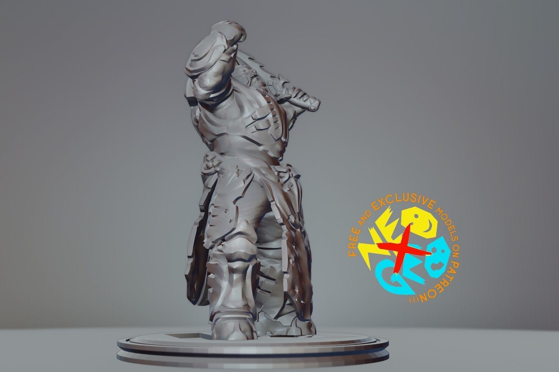 GENERAL RAAM - KILLER INSTINCT - GEARS OF WAR 3D print model_2