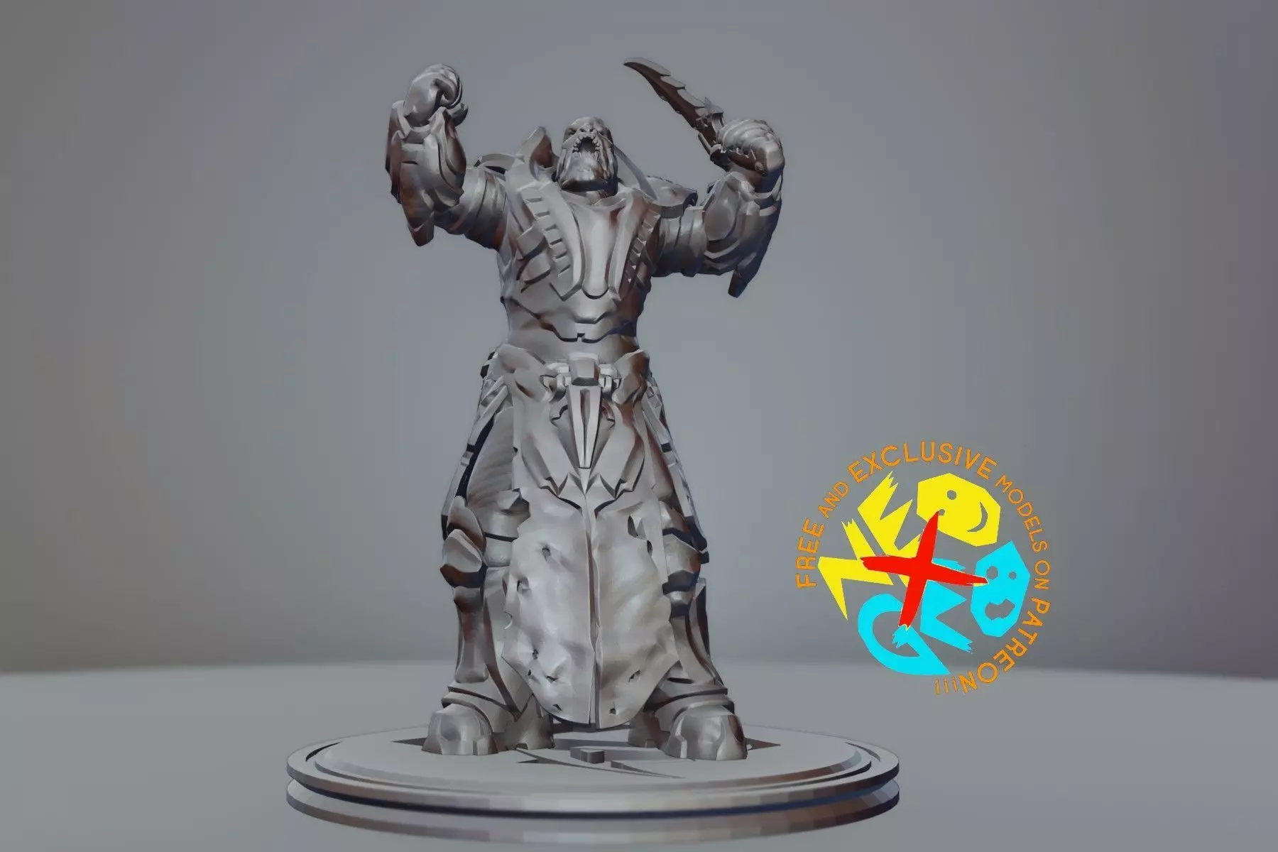 GENERAL RAAM - KILLER INSTINCT - GEARS OF WAR 3D print model_0