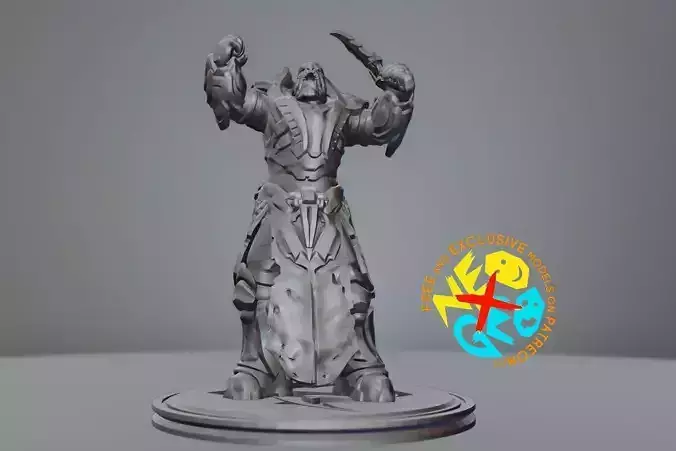 GENERAL RAAM - KILLER INSTINCT - GEARS OF WAR 3D print model