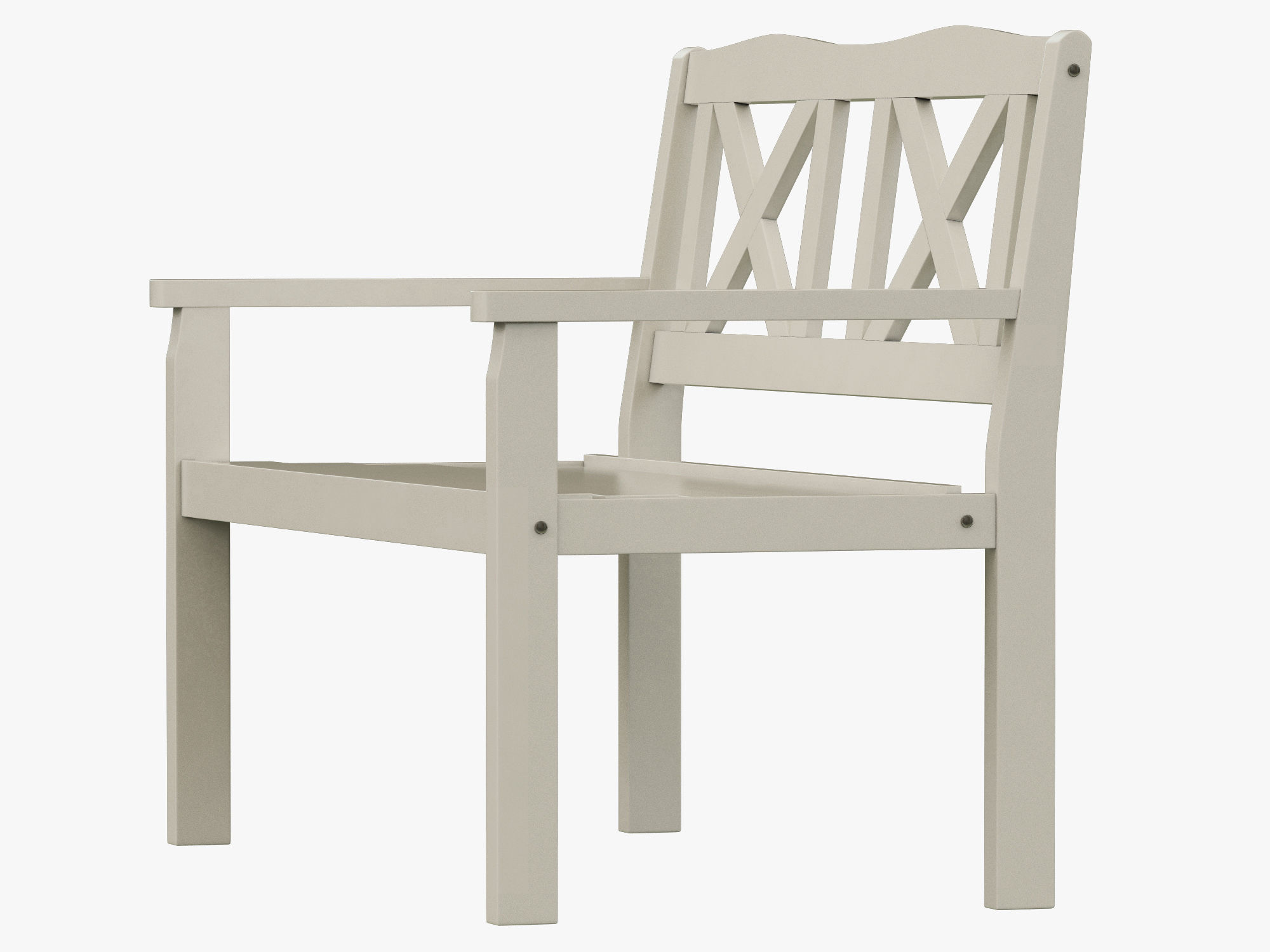 Solliden bench 3D model_3