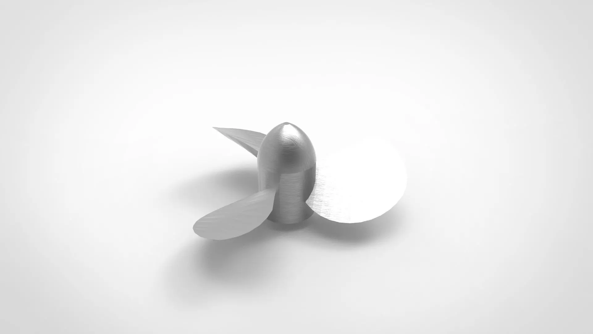 Boat propeller 3D print model_0