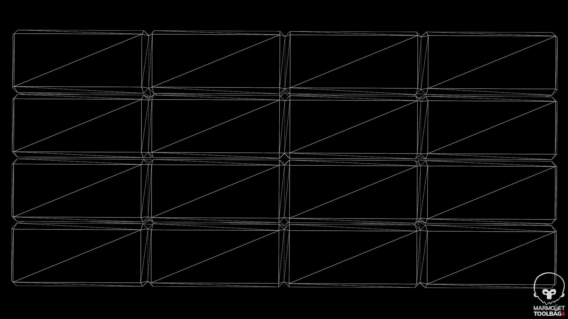 Gold Bar Crate Low-poly 3D model_18